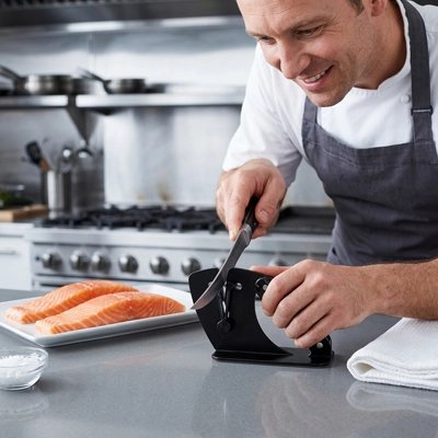 aiguiseur couteau vari angle utilisation facile pour tout cuisinier