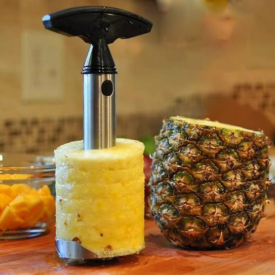 coupe ananas delight fruit croquant fondant sucre
