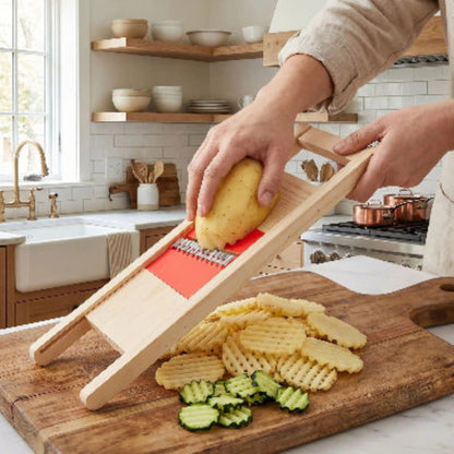 coupe frite wave knife tranches legumes gaufres