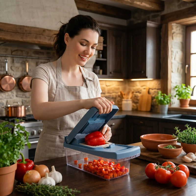coupe legumes smart kitchen preparation repas express