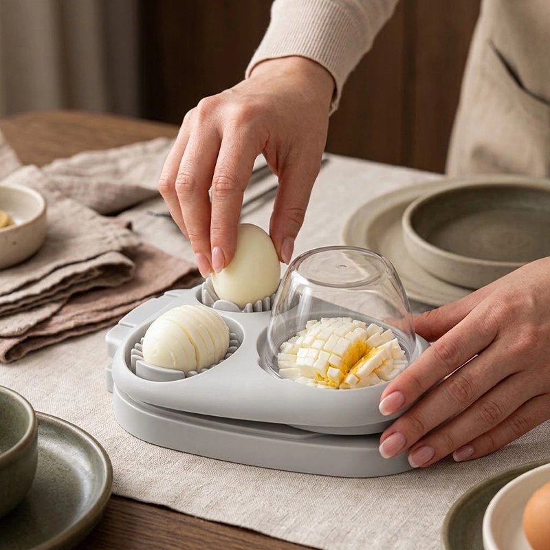 coupe oeuf tricoupe lames inox decoupe precise