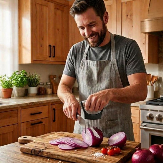 coupe oignon tranche pro cuisinier tranches minces doignons rouges