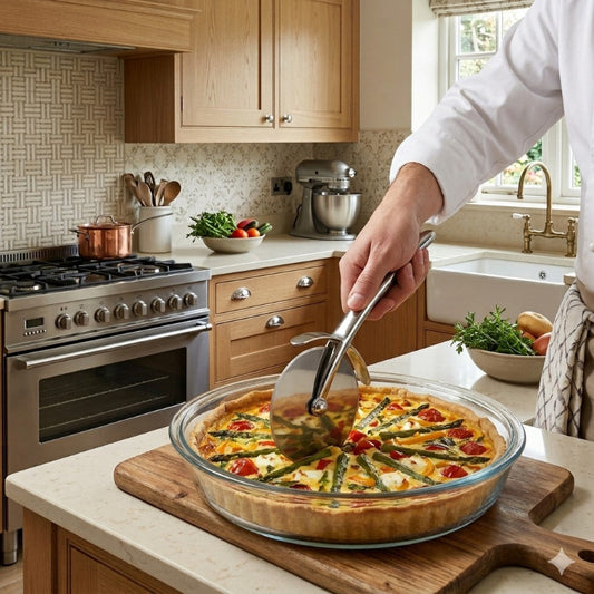 couteau pizza round knife style professionnel chef