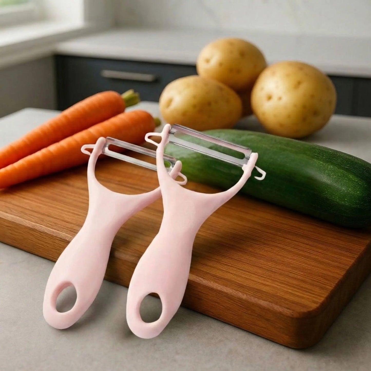 eplucheur ergonomique multifonction outil culinaire tranchant legumes