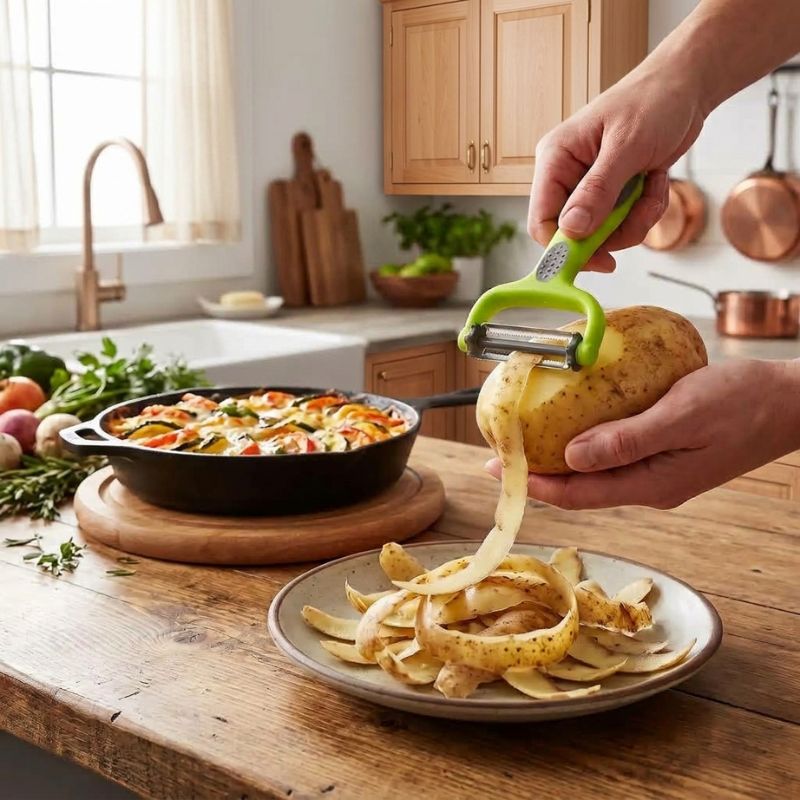 eplucheur lame rotative epluchage fin legumes