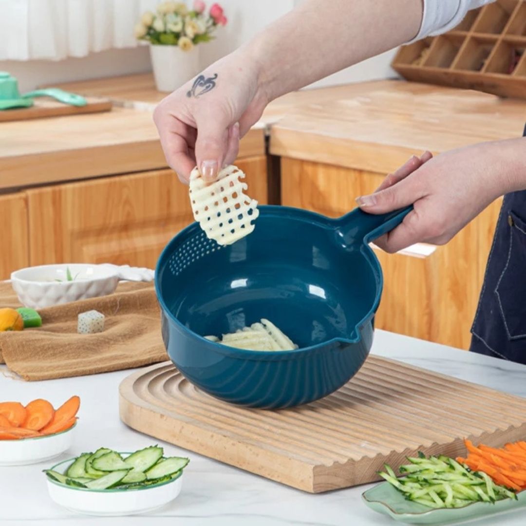 mandoline cuisine multi tranches frites gaufrees