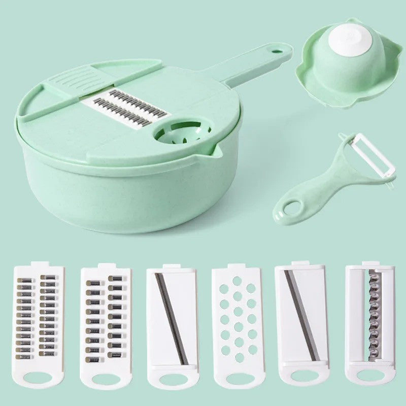 mandoline cuisine multi tranches lames pratiques interchangeables 