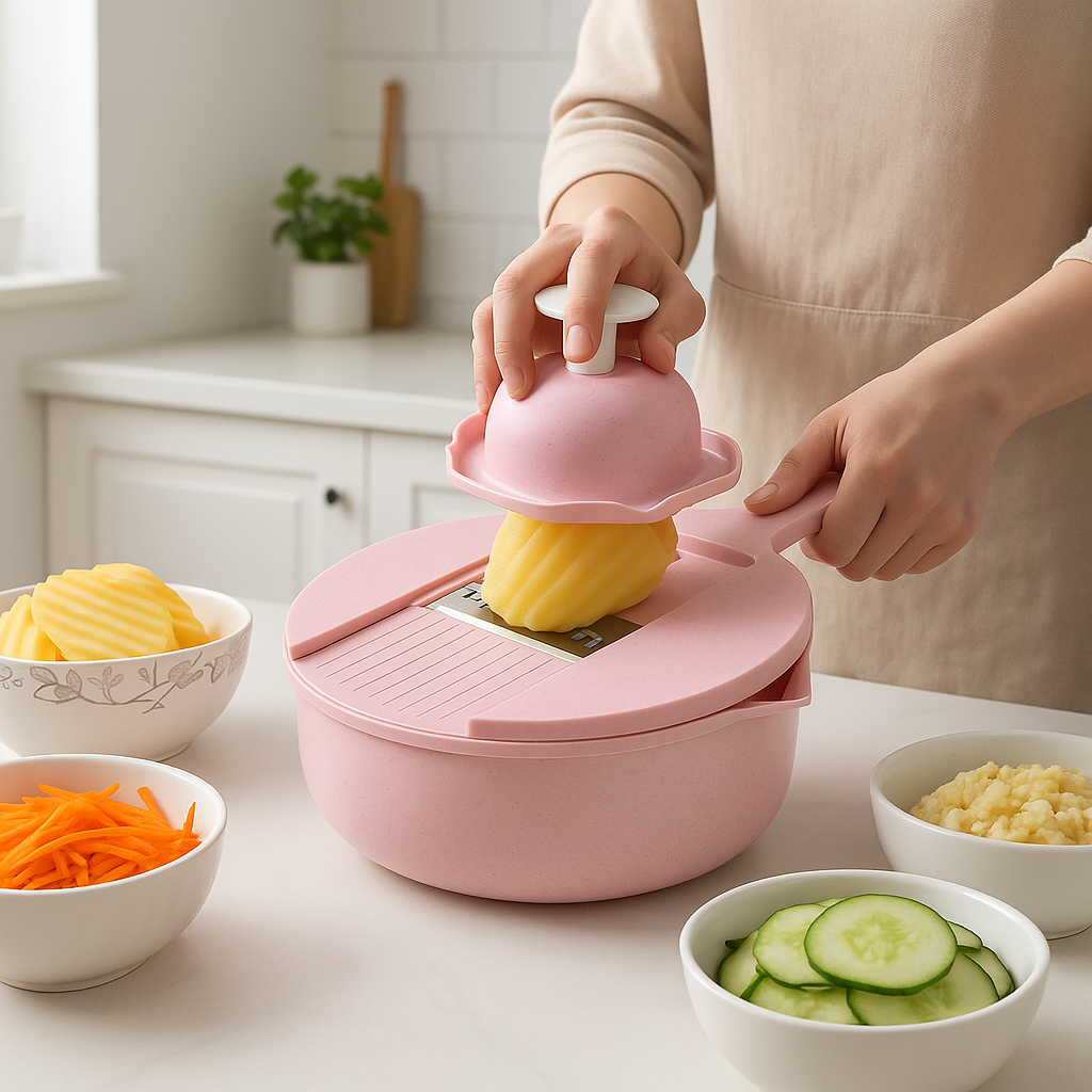mandoline cuisine multi tranches recette legumes salade