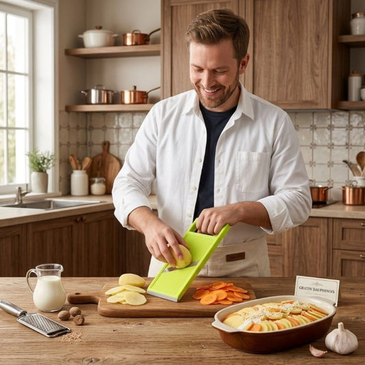 mandoline cuisine thin slice epaisseur reglable precise