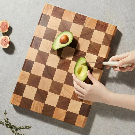 planche a decouper bois artisanale coupe davocat