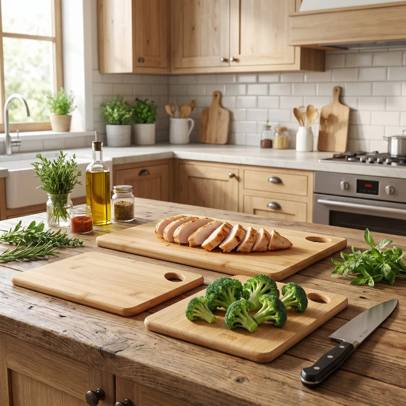 planche a decouper bois healthy slice preparation repas facile