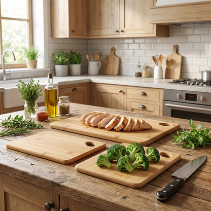 planche a decouper bois healthy slice preparation repas facile
