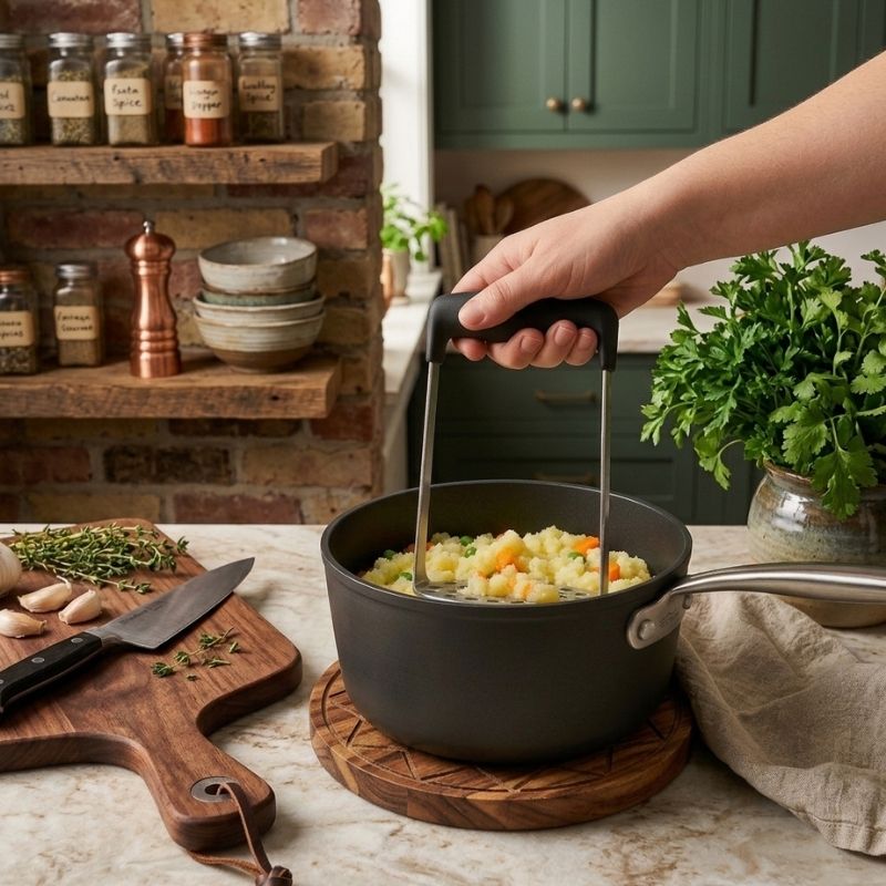 presse puree manuel robuste pro manche large confortable
