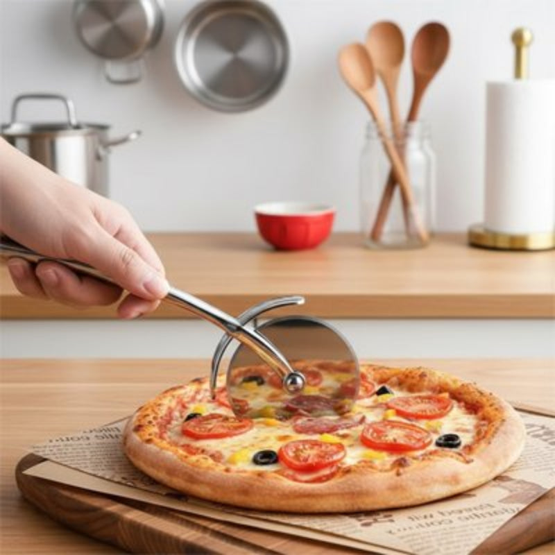 roulette a pizza round knife gain temps cuisine