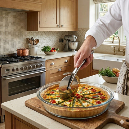 roulette a pizza round knife style professionnel chef